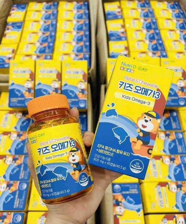 Kẹo dẻo Omega 3 Nutri D Day Kids Hàn Quốc 4...