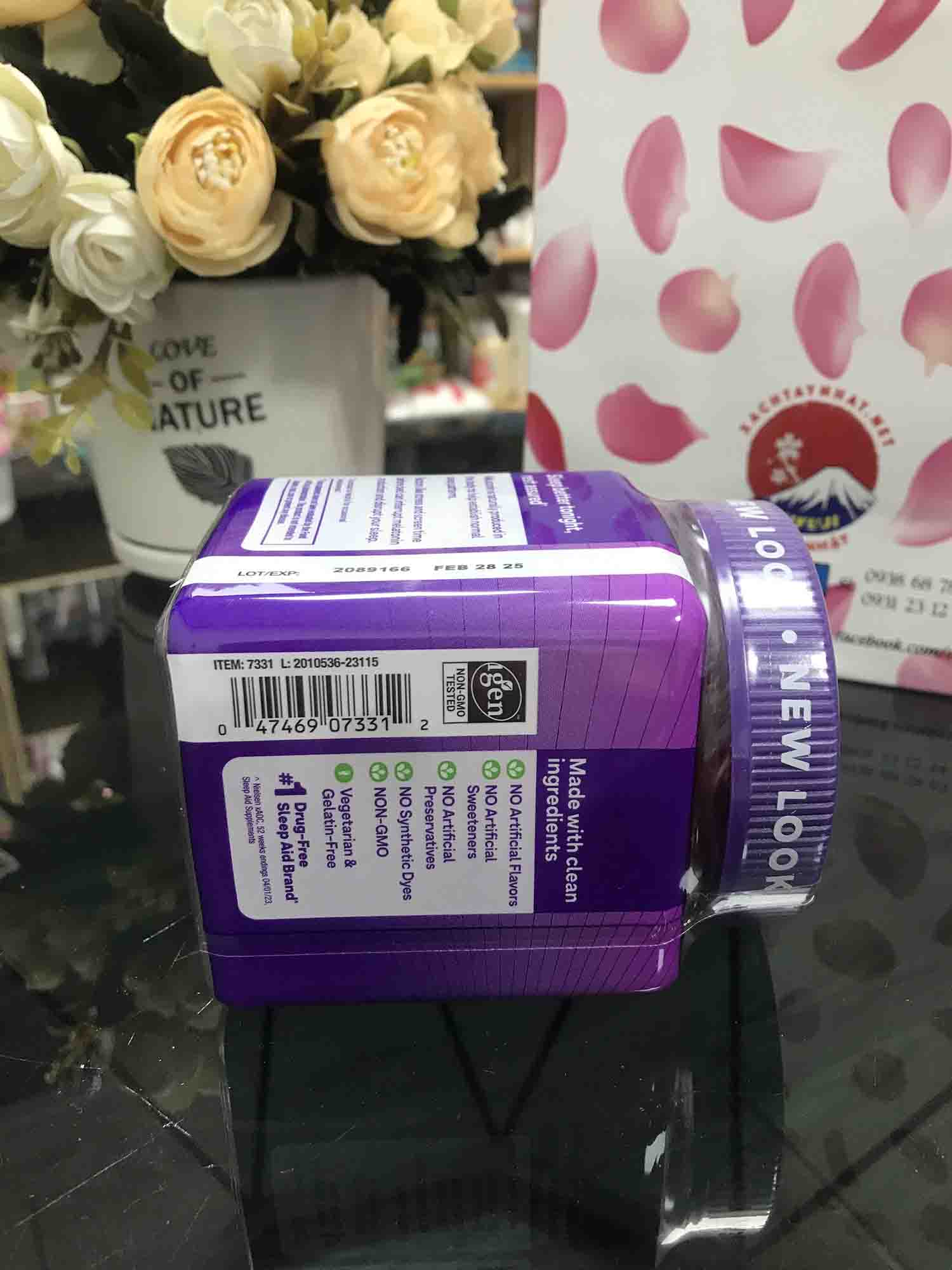 Kẹo ngủ ngon Natrol Gummies Melatonin