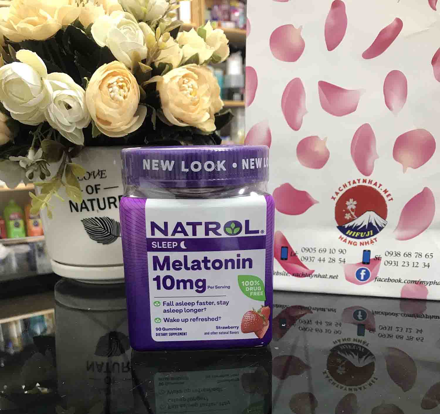 Kẹo ngủ ngon Natrol Gummies Melatonin 10mg