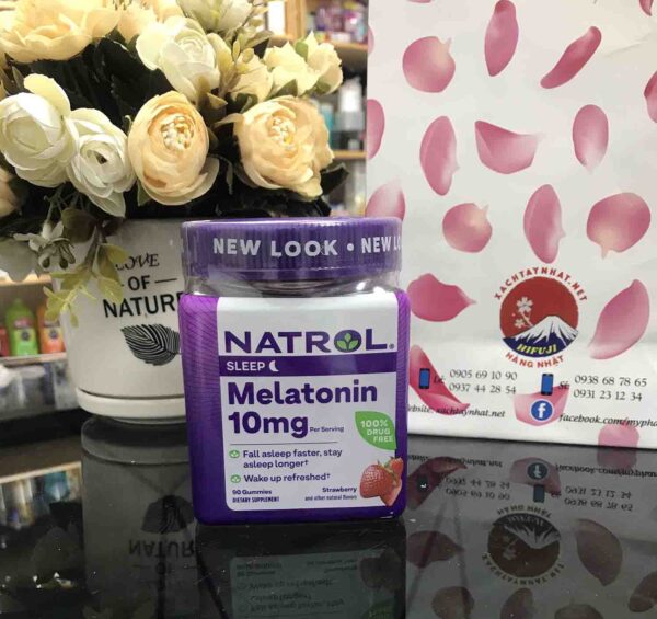 Kẹo hỗ trợ ngủ ngon Natrol Gummies Melaton...