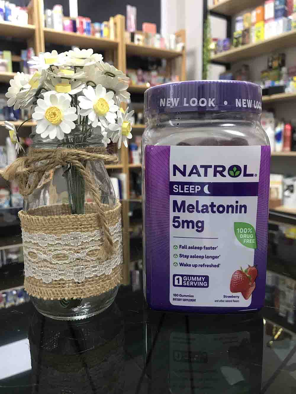 Kẹo ngủ ngon Natrol Gummies Melatonin 5mg 180 viên