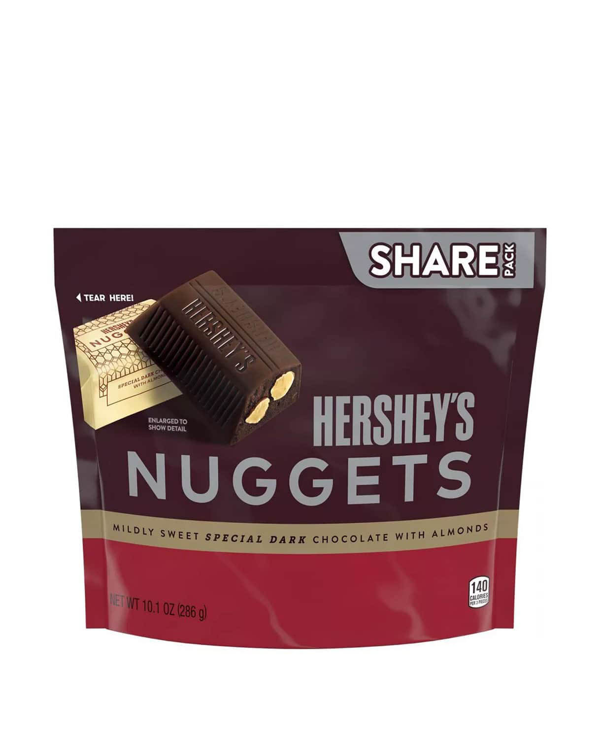 Kẹo socola Hershey's Nuggets special dark with almonds
