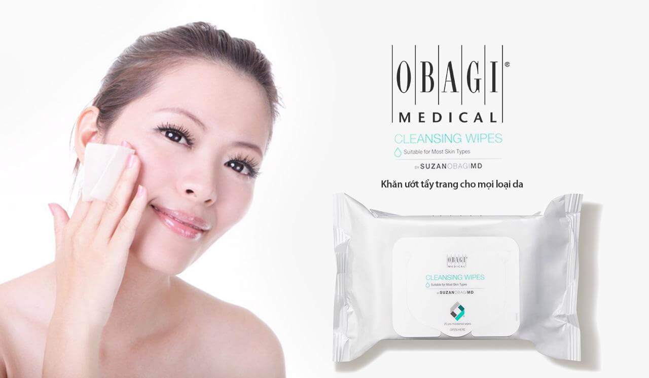 Khăn ướt tẩy trang OBAGI có tốt không?