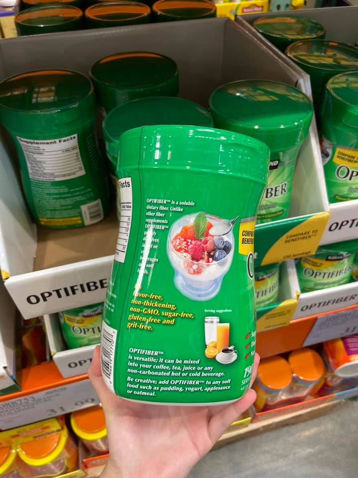 Công dụng của bột bổ sung chất xơ Optifiber của Mỹ