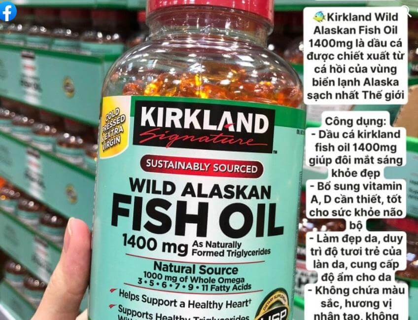 Công dụng của thuốc Fish Oil 1400mg