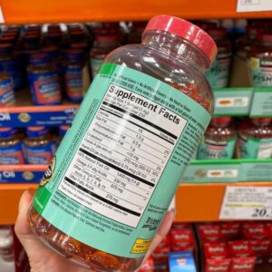 Dầu Cá Kirkland Wild Alaskan Fish Oil 1400mg 23...
