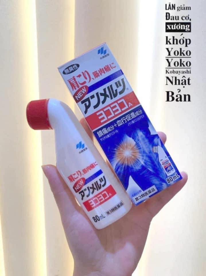 Công dụng của dầu lăn giảm đau cơ, xương khớp Kobayashi