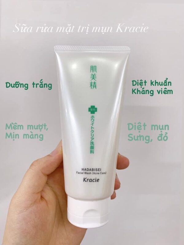 Sữa rửa mặt Kracie Hadabisei cho da mụn 11...