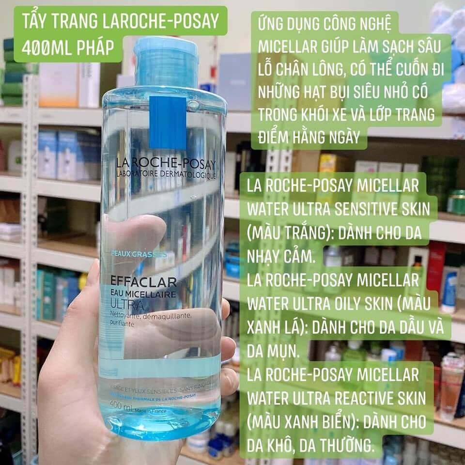 Nước tẩy trang Laroche Posay 400ml có tốt không?