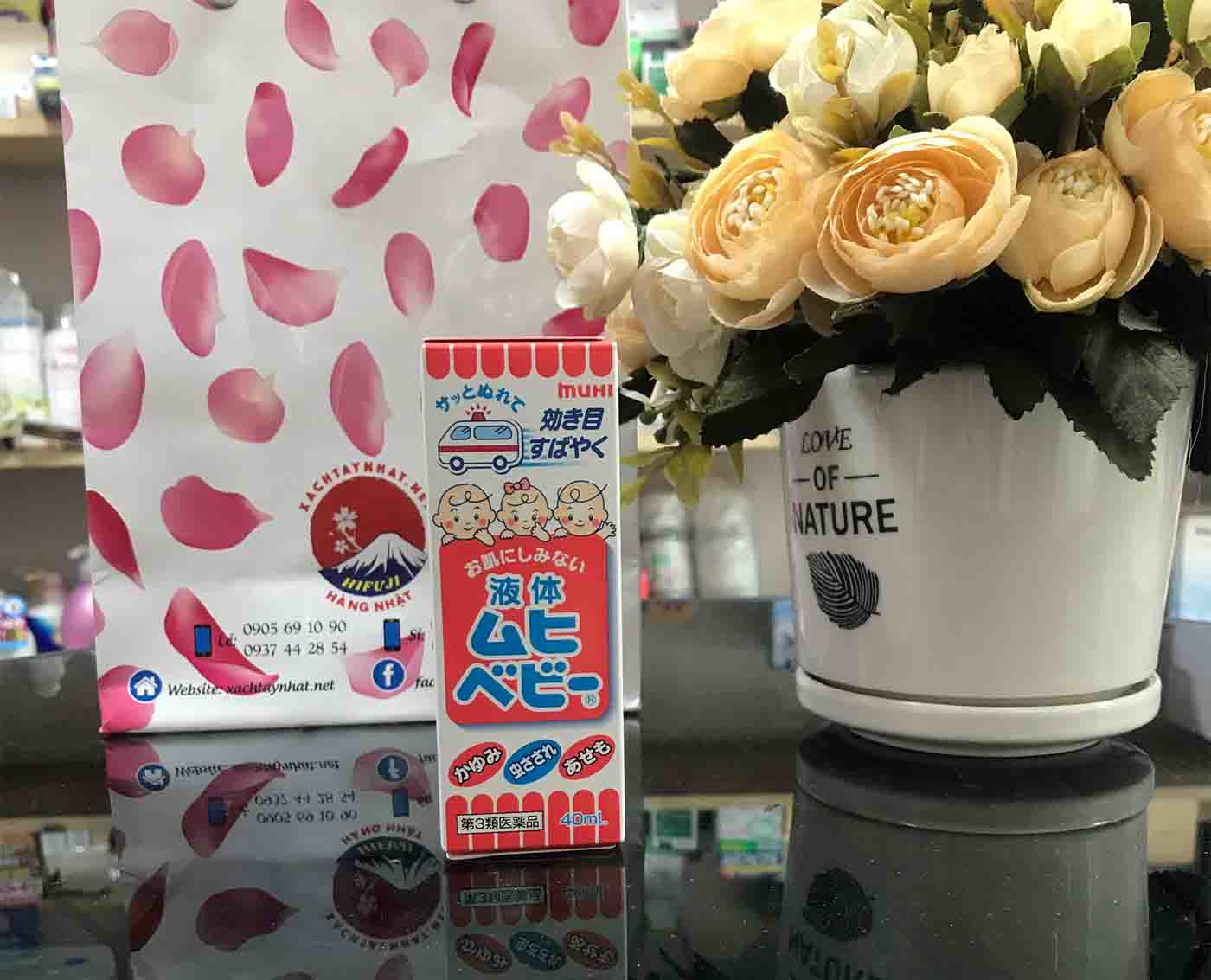 Lăn trị muỗi đốt và côn trùng cắn Muhi 50ml