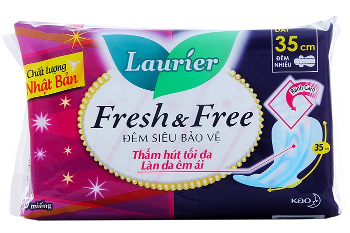 Laurier Fresh & Free đêm siêu bảo vệ