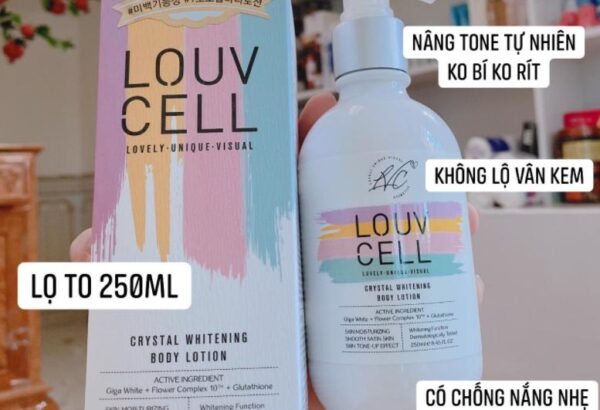 Sữa Dưỡng Thể Louv Cell Trắng Da 250ml