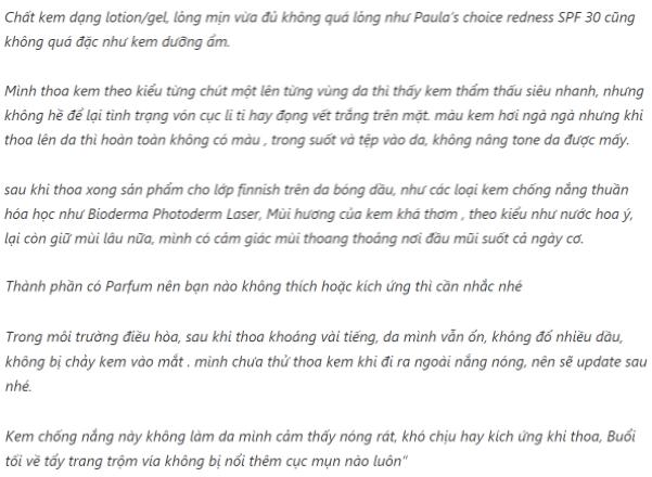 Kem chống nắng Martiderm REVIEW