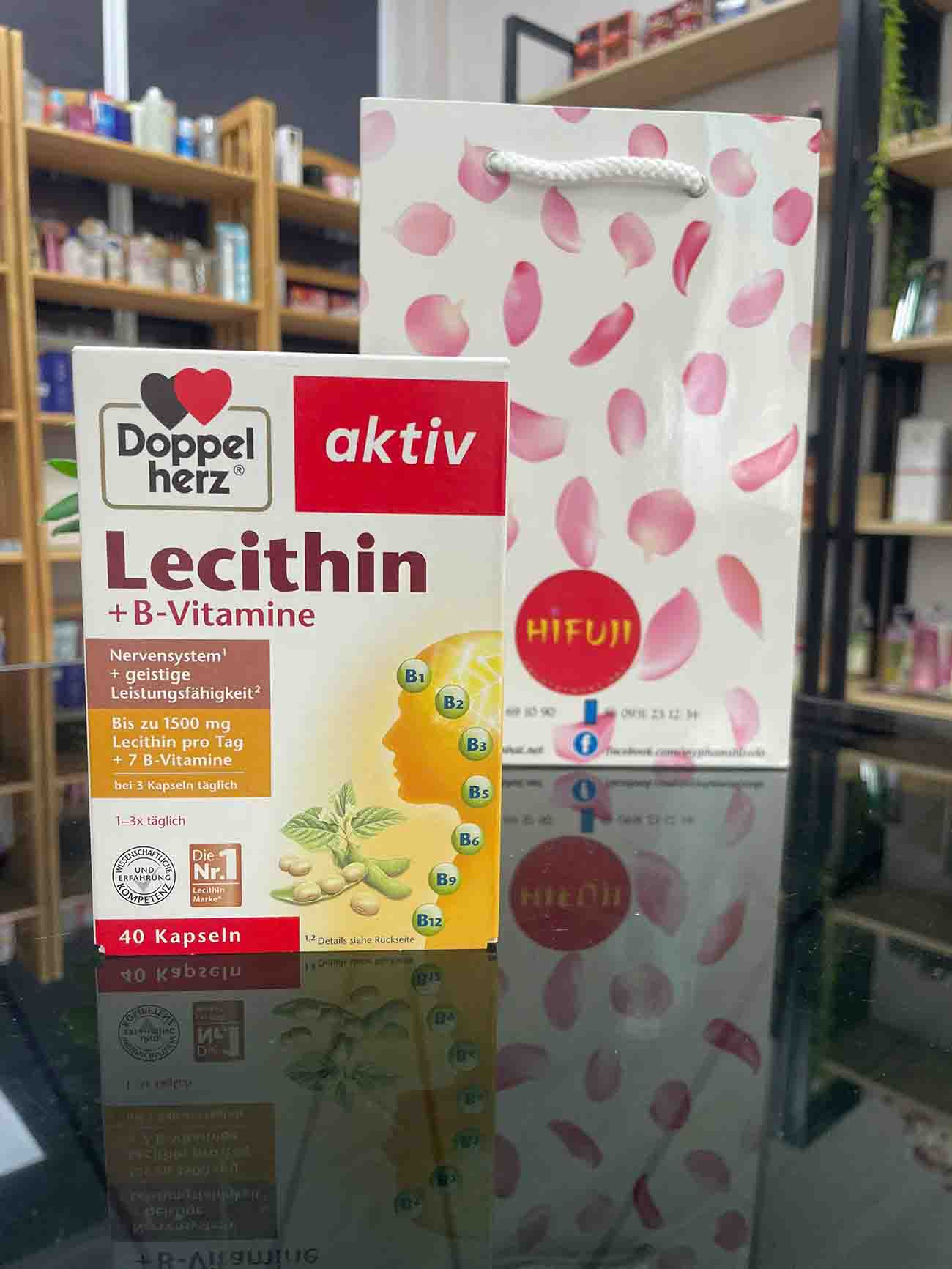 Mầm Đậu Nành Doppelherz Lecithin B Vitamine