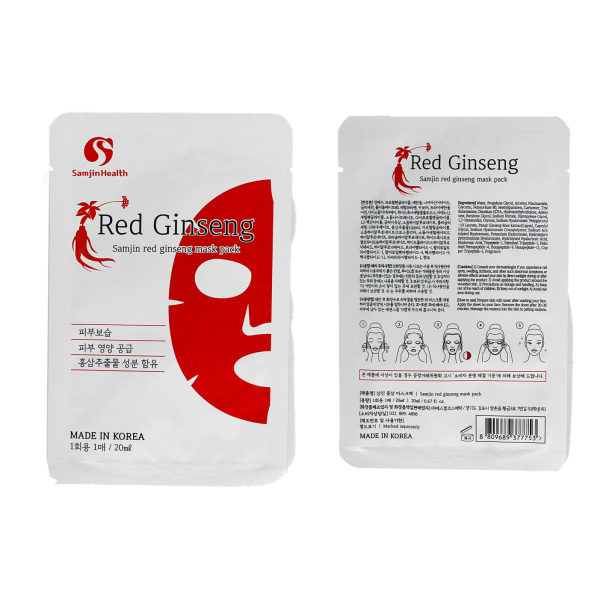 Mặt nạ Red Sinseng Samjin Hàn Quốc