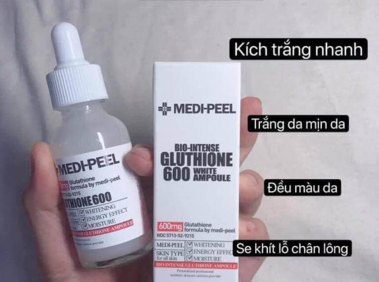 Công dụng của tinh chất dưỡng trắng da MediPeel Bio Intense Gluthione