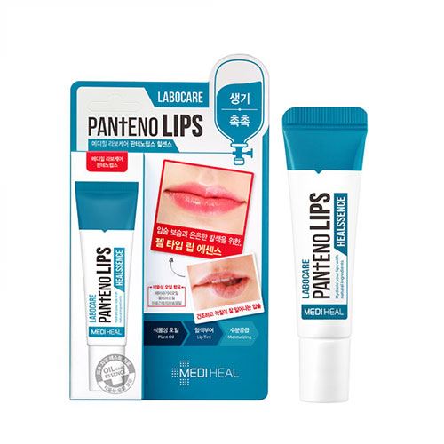 Son dưỡng Mediheal xanh (Healssence): có màu hồng nhạt, làm hồng môi, loại bỏ những tế bào melanin gây thâm sạm
