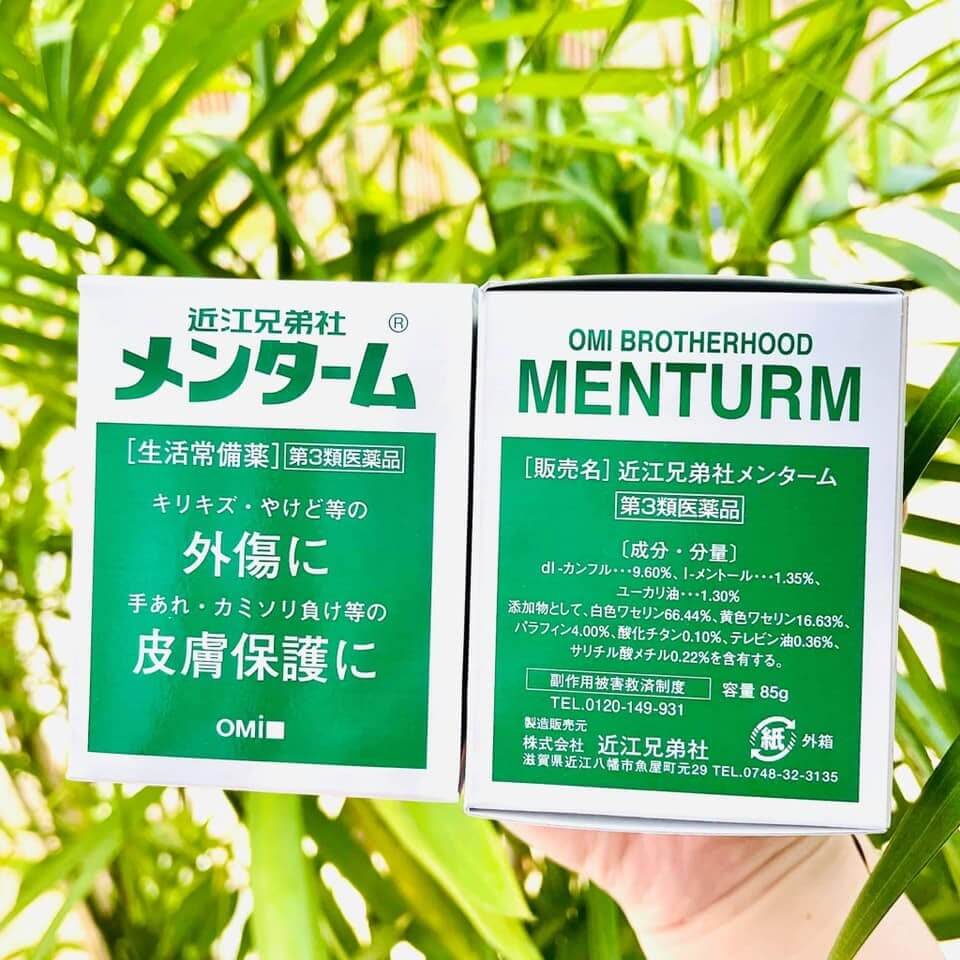 Công dụng của dầu cù là Nhật Menturm Omi