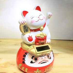 Mèo thần tài Daruma vẫy tay trái