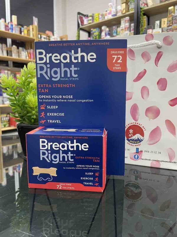 Breathe Right – Miếng Dán Hỗ Trợ Ngá...