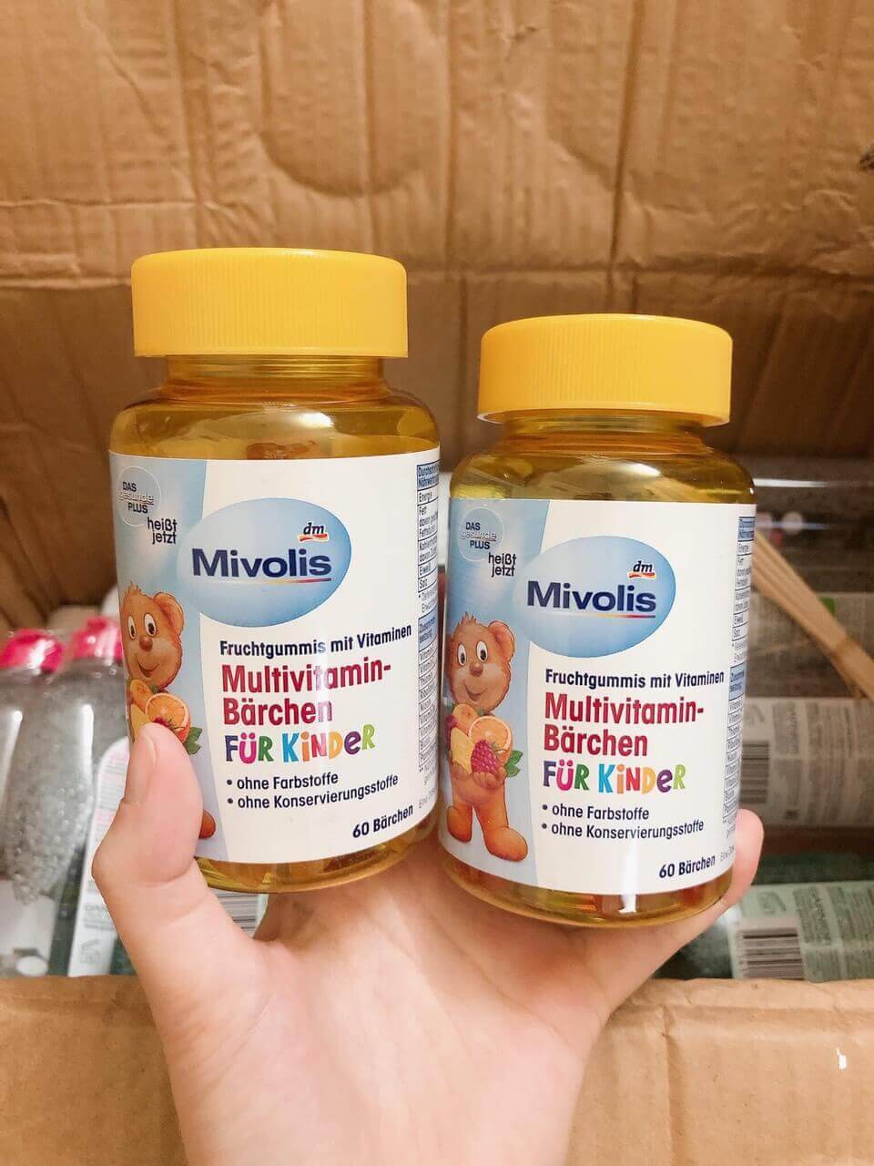 Công dụng của kẹo gấu vitamin Mivolis 