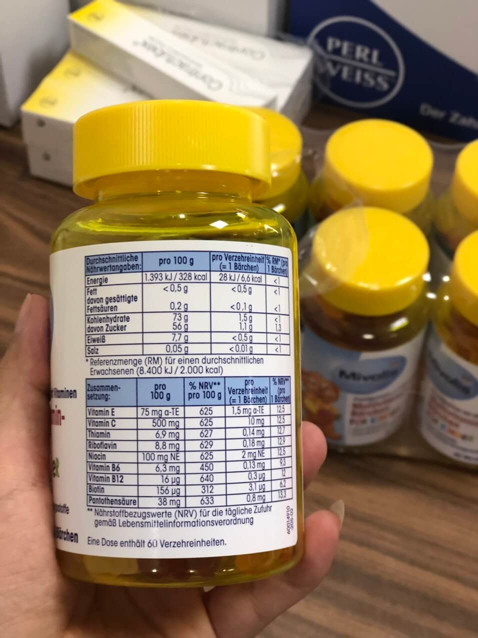 REVIEW kẹo gấu bổ sung vitamin tổng hợp Mivolis