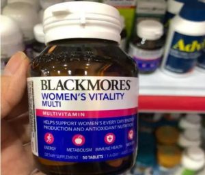 Thành phần của viên uống bổ sung Vitamin tổng hợp cho nữ Blackmores