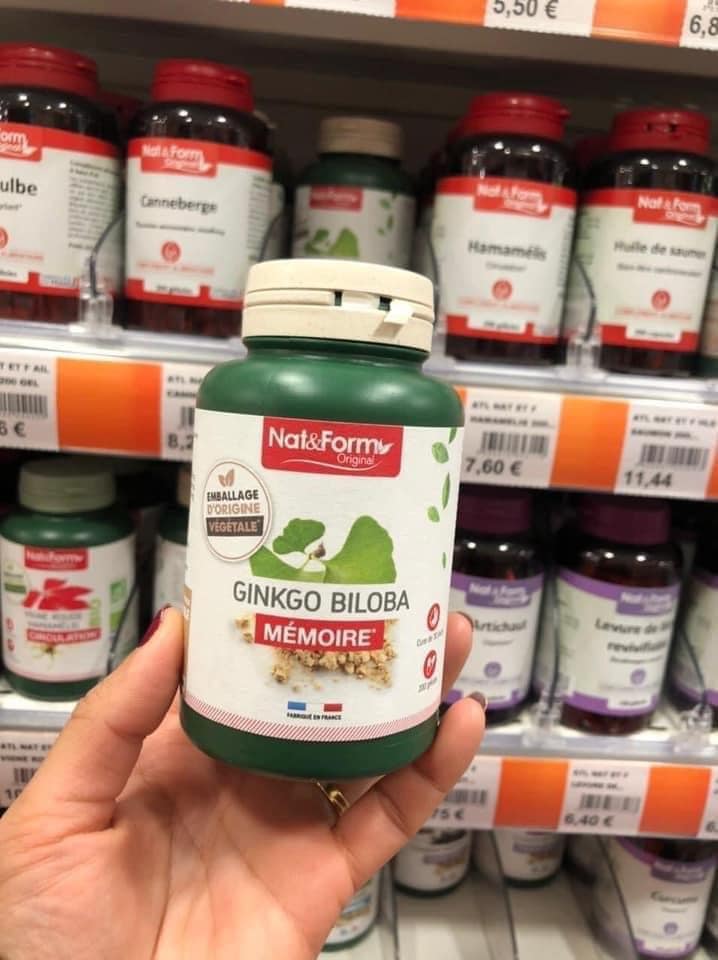 Giới thiệu Nat & Form Ginkgo Biloba Memoire Bio