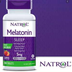 Viên ngậm hỗ trợ ngủ ngon Natrol Melatoni...