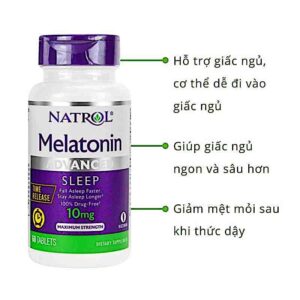 Natrol Sleep 10mg viên uống hỗ trợ cải th...