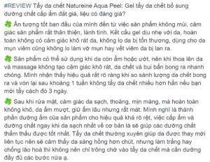 Review tẩy tế bào chết Aqua Peel Natureine 