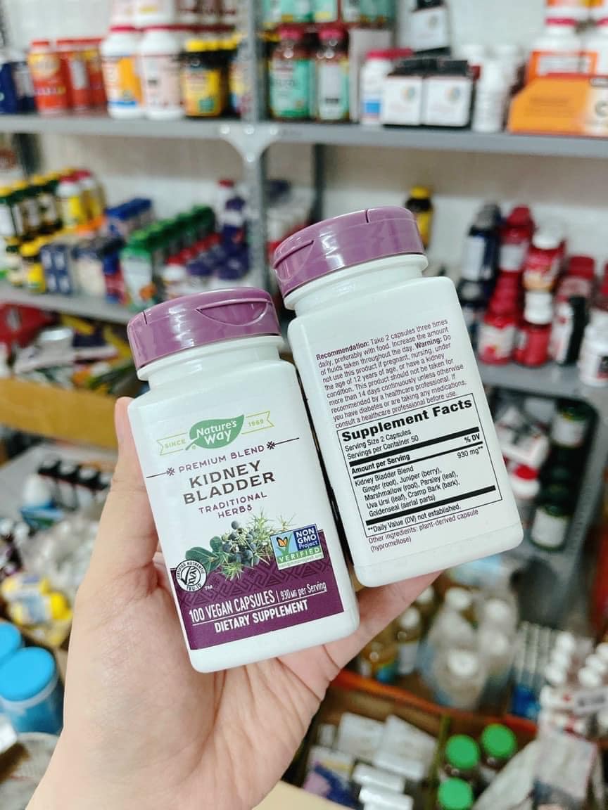 Giới thiệu viên uống hỗ trợ thận, bàng quang kidney bladder 930mg 100 viên của Mỹ