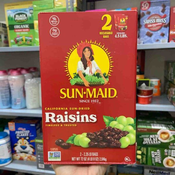 Nho khô Sun Maid Organic Raisins Mỹ chính hãn...