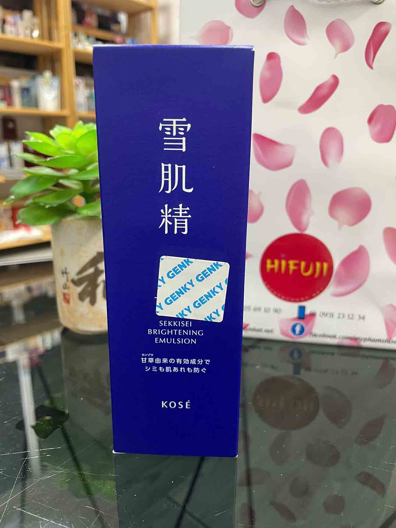 Nhũ tương Kose Sekkisei Enriched 140ml Nhật Bản mẫu mới
