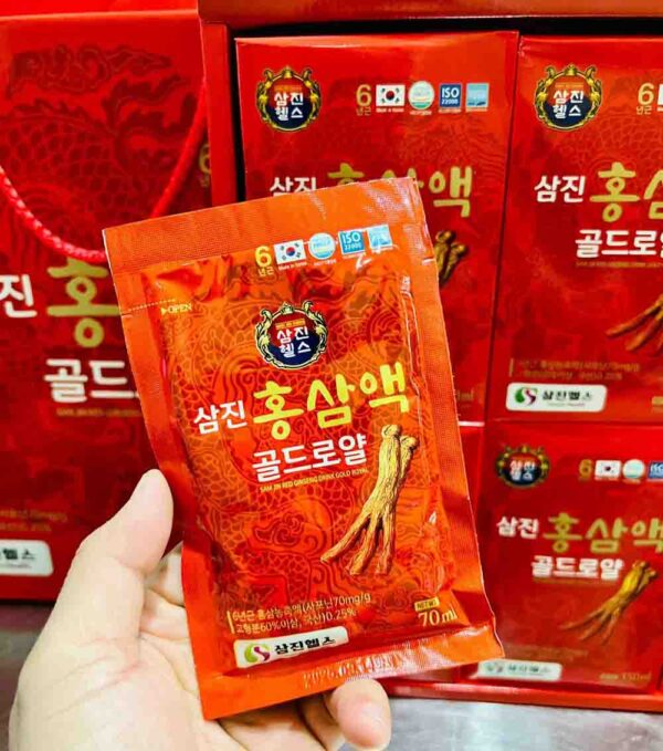 Nước Hồng Sâm Samjin Red Ginseng Drink Gold ...