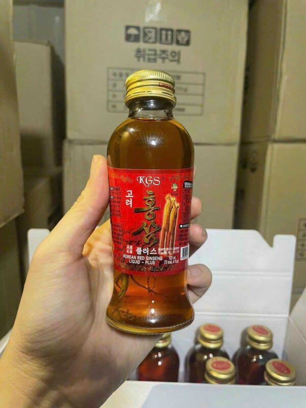 Nước hồng sâm có củ KGS Korean Red Ginsen...