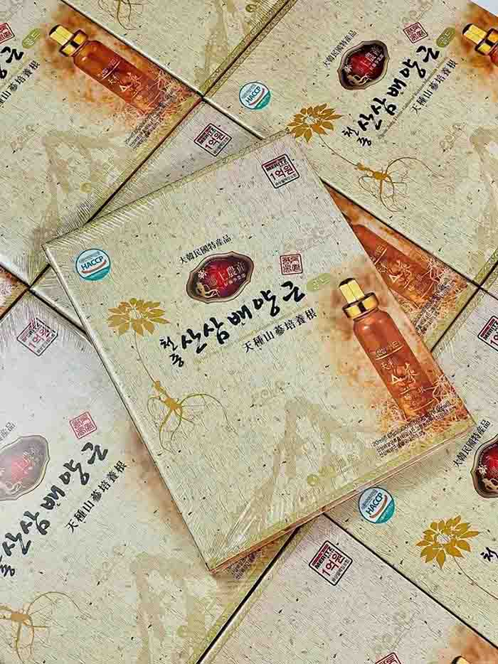 Nước hồng sâm núi Cheon Jong Tissue Hàn Quốc