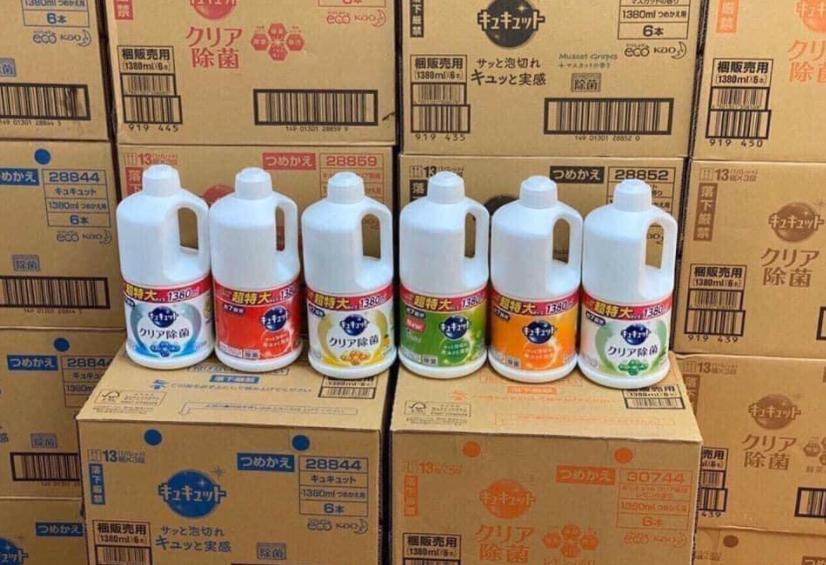 REVIEW nước rửa bát Kao Nhật