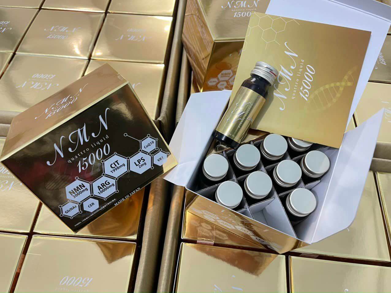 Công dụng thức uống làm đẹp NMN Quattro Liquid 15000