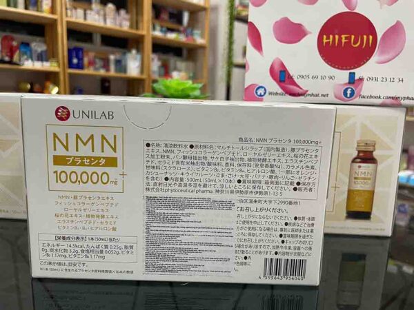 Nước uống NMN Unilab 100000mg Nhật Bản 10...