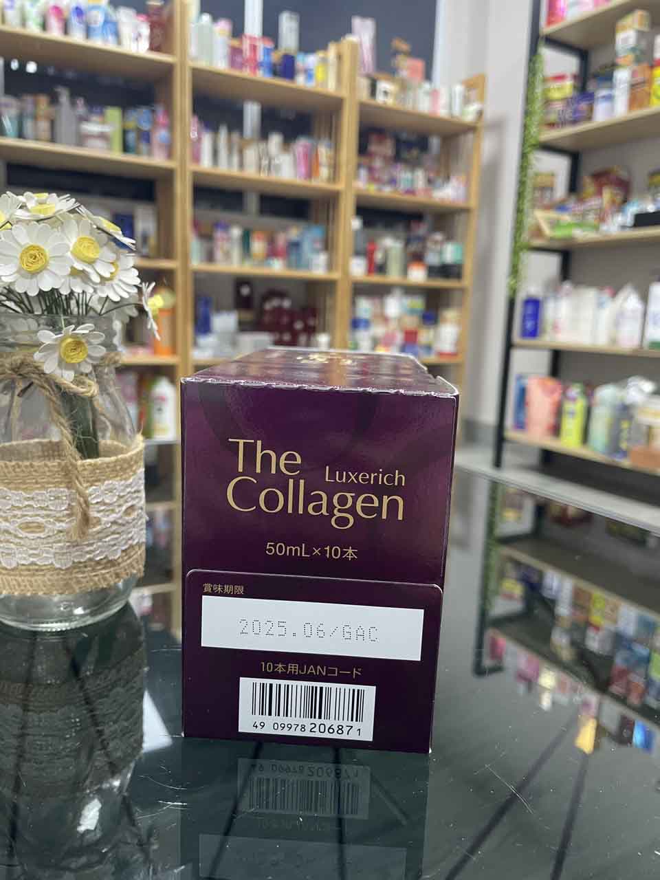 Nước uống The Collagen Shiseido Luxerich Nhật Bản 10 chai