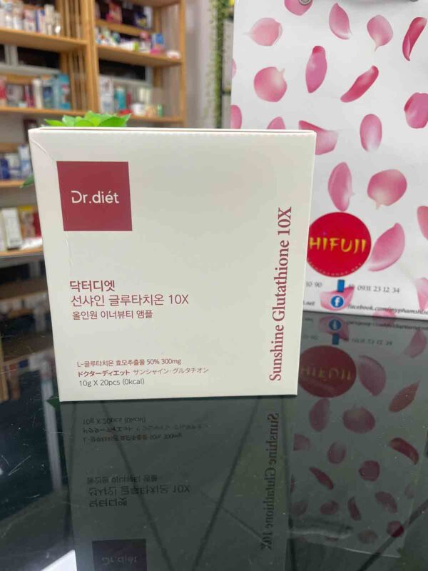 Nước uống đẹp da Dr Diet Sunshine Glutathi...