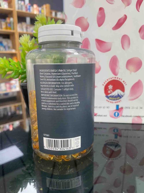 Viên uống Omega 3 6 9 Myvitamins 990mg 120 viê...