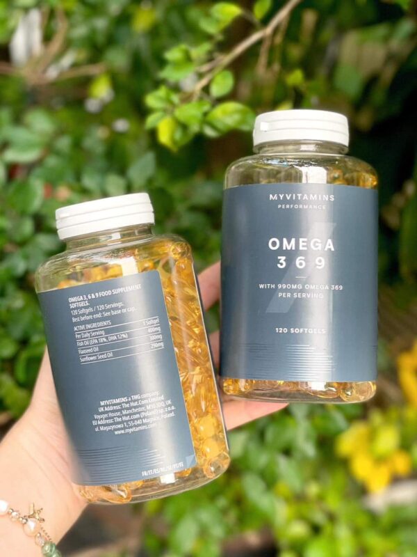 Viên uống Omega 3 6 9 Myvitamins 990mg 120 viê...