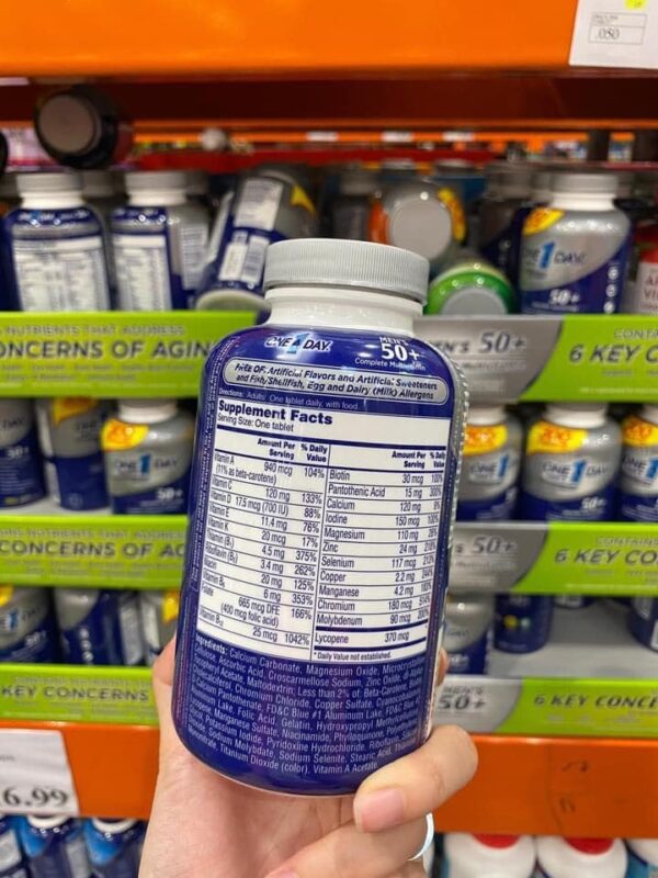 Viên Uống One A Day Men’s 50+ 300 Viên