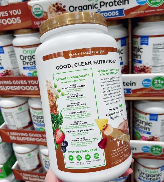 Công dụng Protein hữu cơ Orgain Organic Protein & Superfoods 
