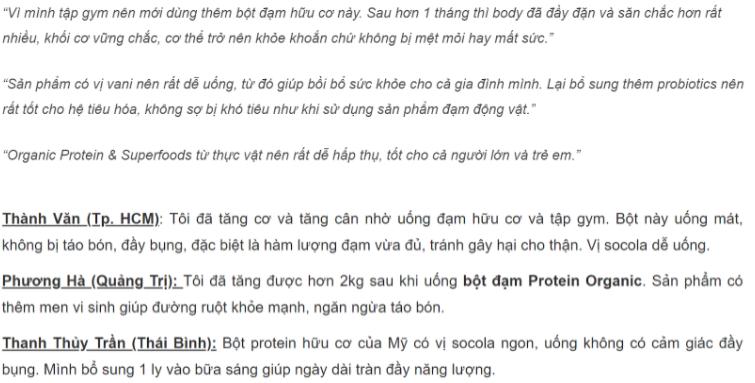 Bột Orgain Organic Protein REVIEW 
