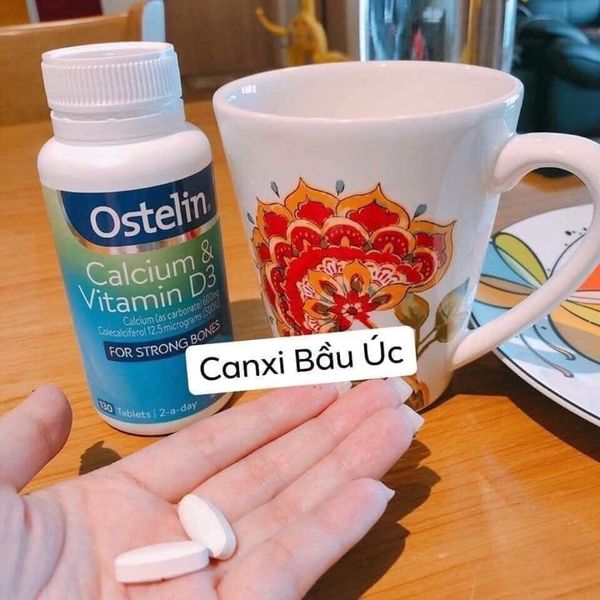 Hướng dẫn cách uống Ostelin vitamin D và Calcium cho bà bầu của Úc