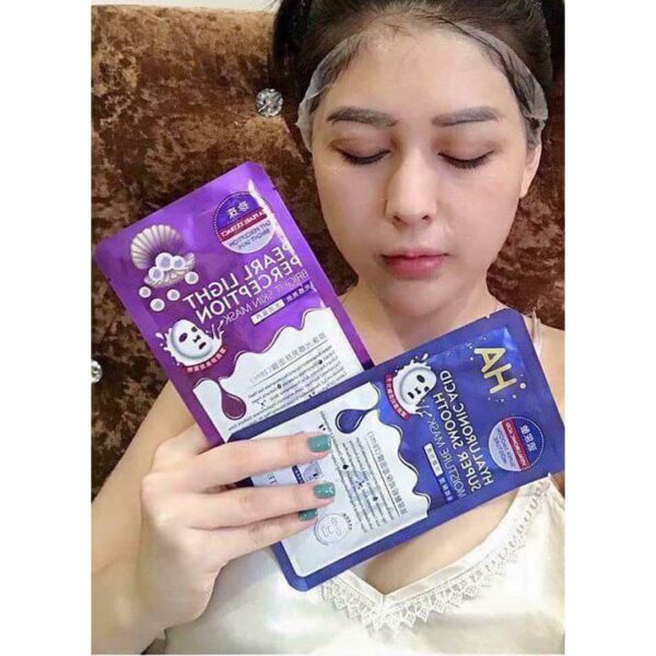 Mặt Nạ Pearl Light Perception Tím Maycreate D...