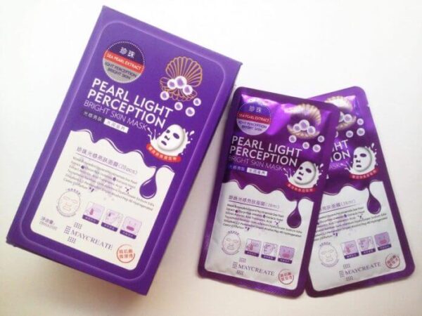Mặt Nạ Pearl Light Perception Tím Maycreate D...